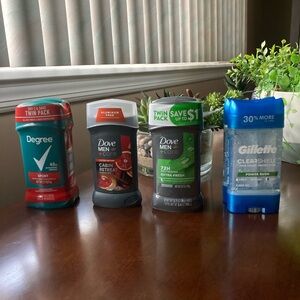 Men's 7 Variety Pack Deodorants - Degree, Dove Men+Care, Gillette